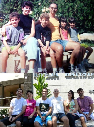 Familie Una familia feliz