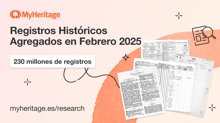 MyHeritage añade 235 millones de registros históricos en febrero de 2025