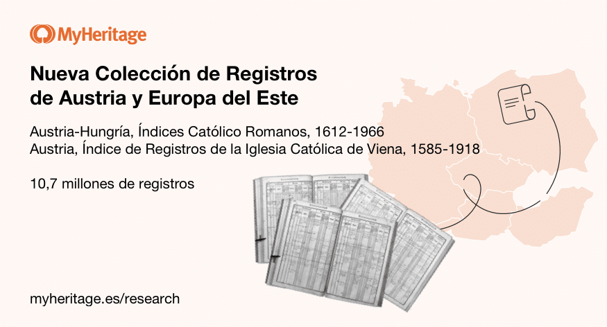 MyHeritage Publica Dos Colecciones de Registros de Austria y Europa del Este