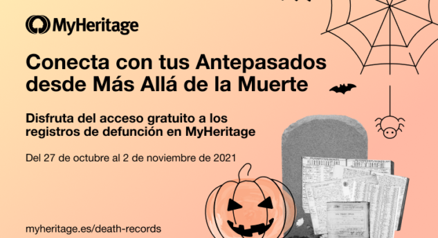 Celebra Halloween con los Registros de Defunción Gratuitos de MyHeritage