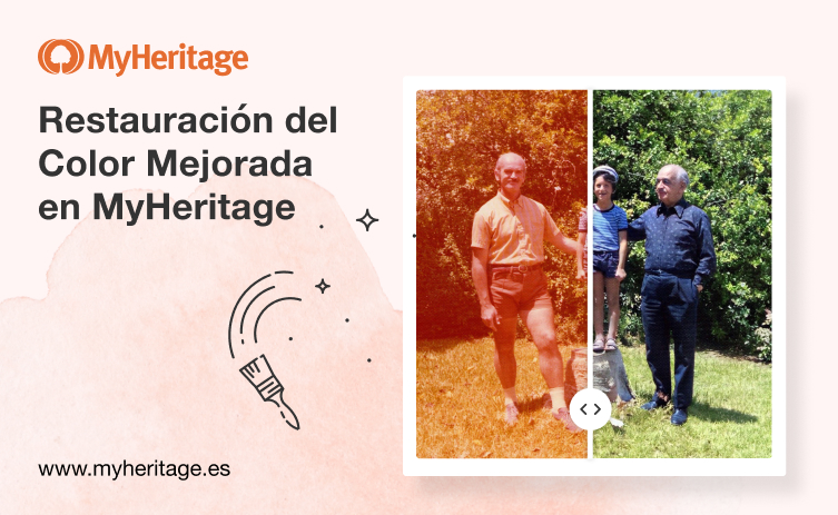 Mejora de la Restauración del Color de las Fotos en MyHeritage