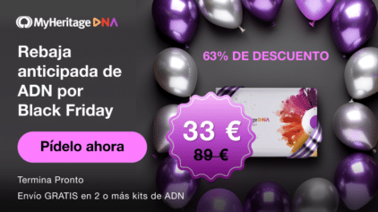 Oferta anticipada de Black Friday: ¡Kits de ADN de MyHeritage por solo 33€!