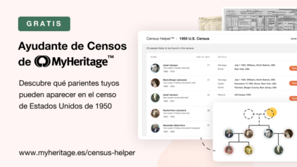Census Helper™ de MyHeritage presenta una importante actualización