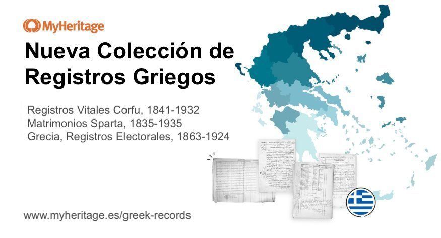 MyHeritage Añade Tres Colecciones de Registros Históricos de Grecia