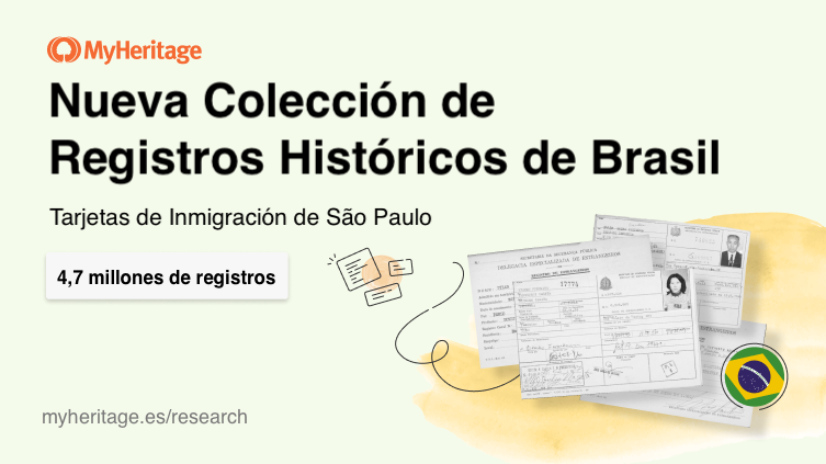 MyHeritage publica 4,7 millones de Registros de Inmigración de Brasil