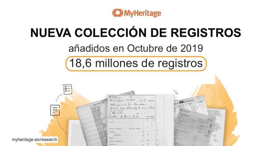 Nuevos Registros Históricos Añadidos en Octubre de 2019