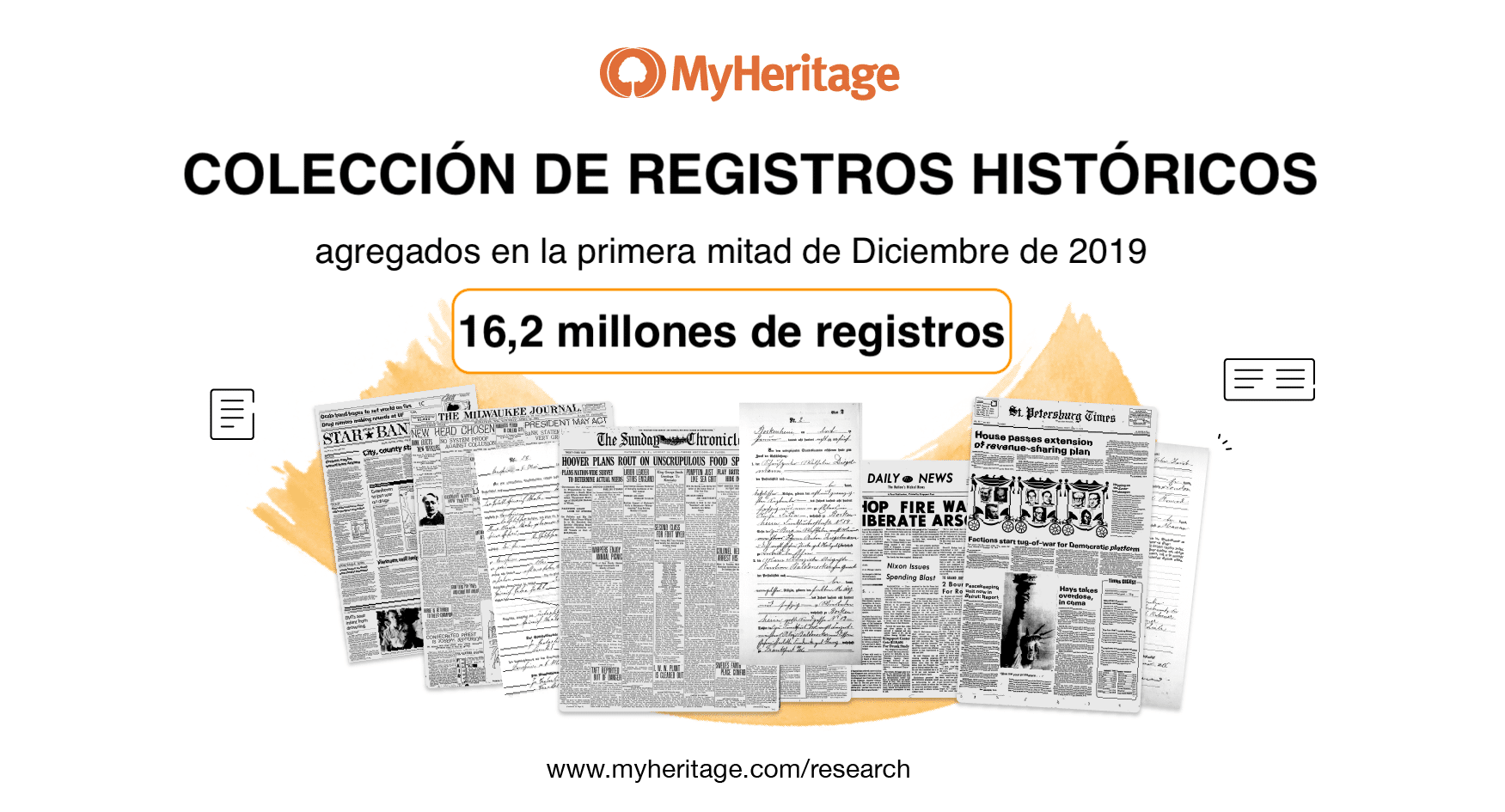 Colecciones de Registros Históricos Añadidas en la Primera Mitad de Diciembre