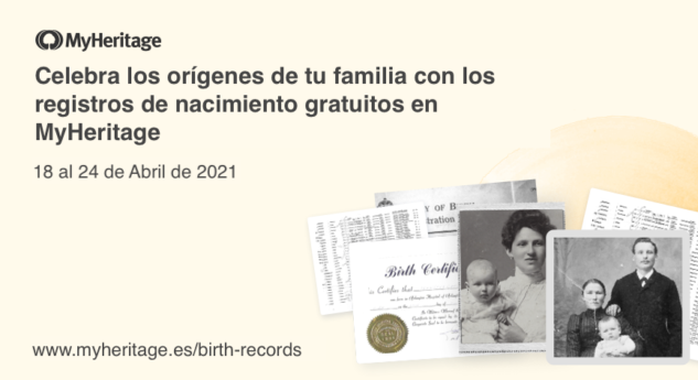 Celebra la Primavera con los Registros de Nacimiento Gratuitos en MyHeritage